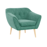 Fotel PIRS - ciemnozielony, struktura