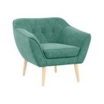 Fotel PIRS - ciemnozielony, struktura