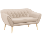 Sofa PIRS 2 - beżowy, welwet