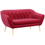Sofa PIRS 2 - czerwony, welwet