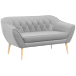 Sofa PIRS 2 - szary, welwet