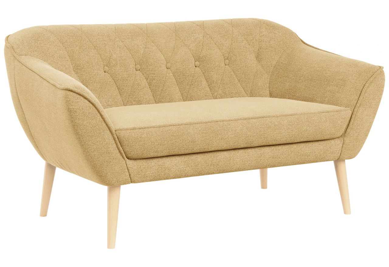 Sofa PIRS 2 - musztardowy, struktura