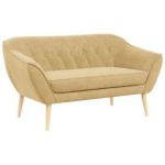 Sofa PIRS 2 - musztardowy, struktura