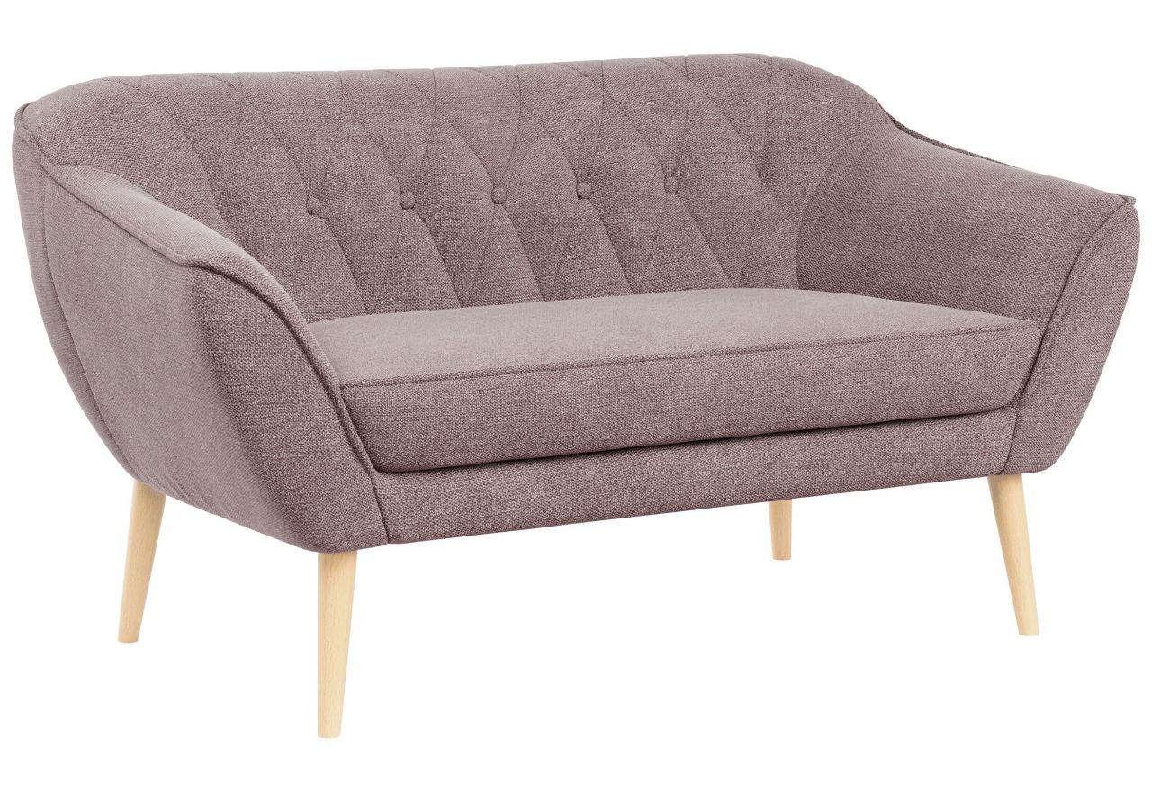 Sofa PIRS 2 - różowy, struktura