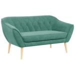 Sofa PIRS 2 - ciemnozielony, struktura