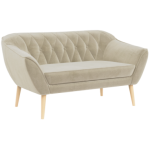 Sofa PIRS 2 - kremowy, welwet