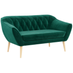 Sofa PIRS 2 - ciemnozielony, welwet
