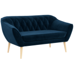 Sofa PIRS 2 - ciemnoniebieski, welwet