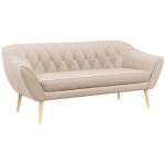 Sofa PIRS 3 - beżowy, welwet