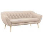 Sofa PIRS 3 - beżowy, welwet