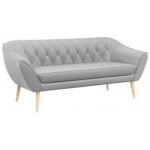 Sofa PIRS 3 - szary, welwet