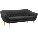Sofa PIRS 3 - ciemnoszary, welwet