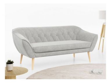 Sofa PIRS 3 - jasnoszary, struktura