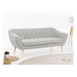 Sofa PIRS 3 - jasnoszary, struktura