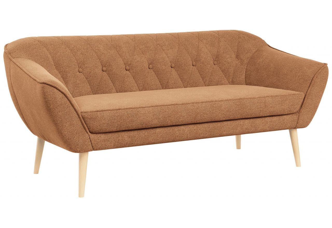 Sofa PIRS 3 - pomarańczowy, struktura