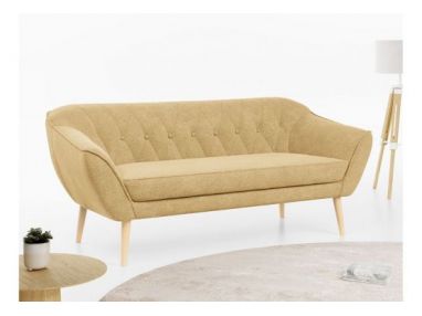 Sofa PIRS 3 - musztardowy, struktura
