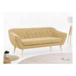 Sofa PIRS 3 - musztardowy, struktura