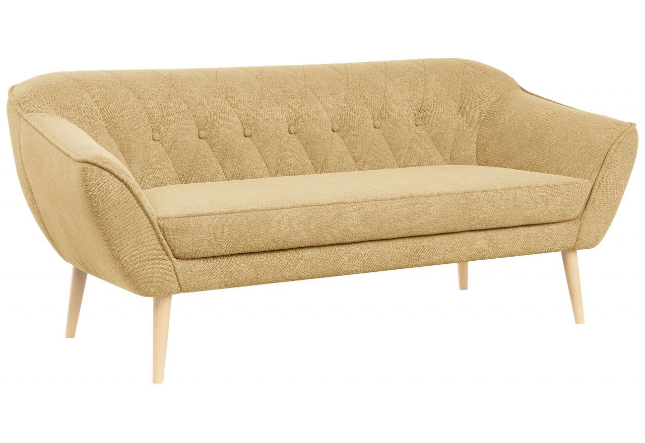 Sofa PIRS 3 - musztardowy, struktura