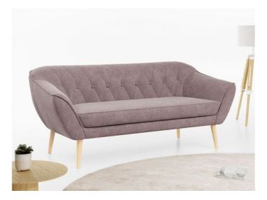 Sofa PIRS 3 - różowy, struktura