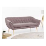 Sofa PIRS 3 - różowy, struktura