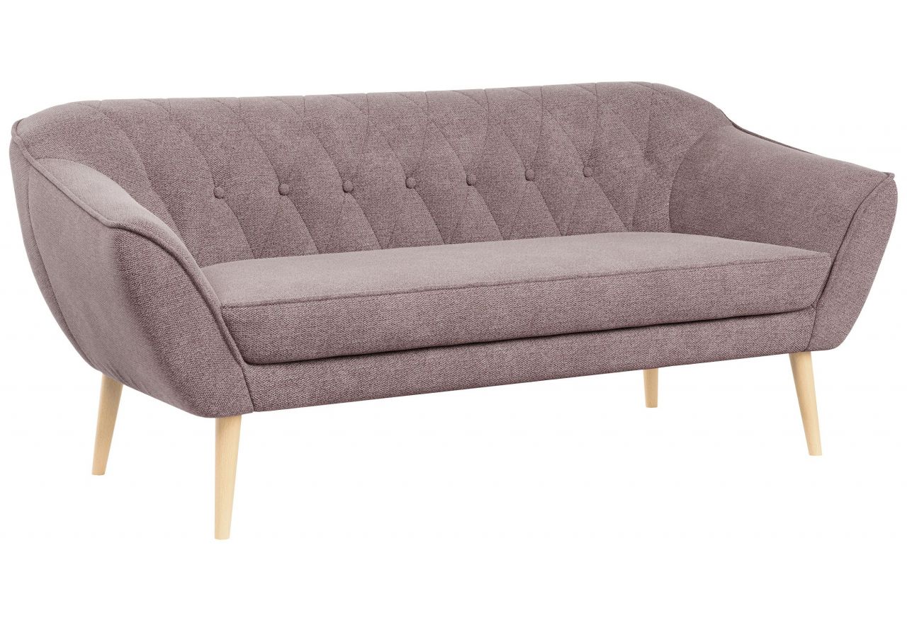 Sofa PIRS 3 - różowy, struktura