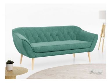 Sofa PIRS 3 - ciemnozielony, struktura