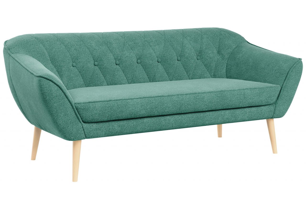 Sofa PIRS 3 - ciemnozielony, struktura