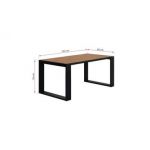 Zestaw metalowych mebli ogrodowych ELBA Z3 - szary