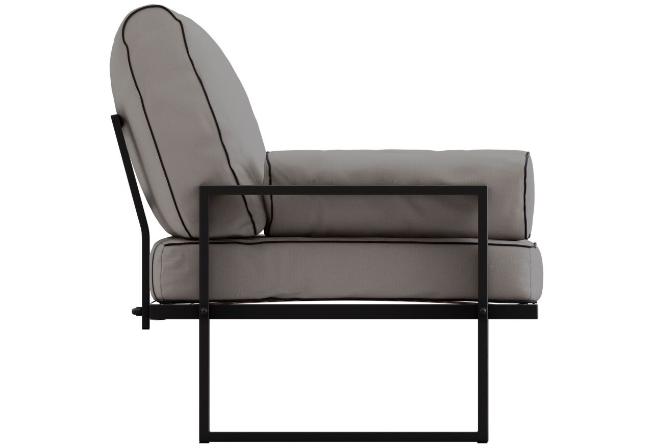 Zestaw metalowych mebli ogrodowych ELBA Z3 - szary