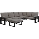 Zestaw metalowych mebli ogrodowych ELBA Z4 - szary