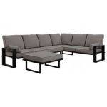 Zestaw metalowych mebli ogrodowych ELBA Z4 - szary