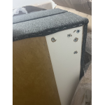 Łóżko kontynentalne MILEN 200x200 - Matana 05 - ciemny szary - OUTLETU