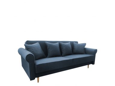 Elegancka kanapa rozkładana z luźnymi poduszkami do pokoju dziennego i salonu - CRISTINA Norn 86