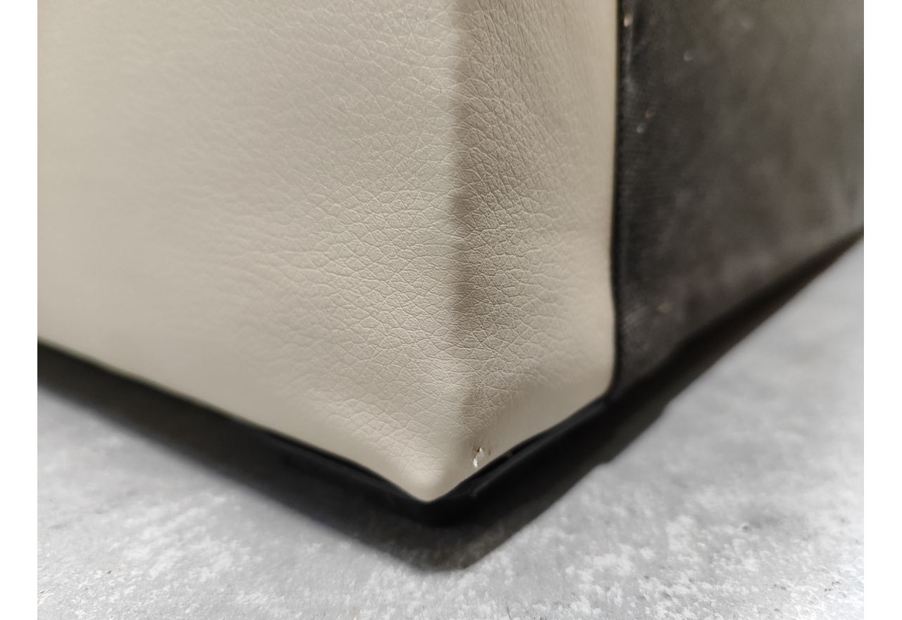 Łóżko kontynentalne GOLD 5 160x200 - Soft 33 - kremowa ekoskóra - OUTLETU