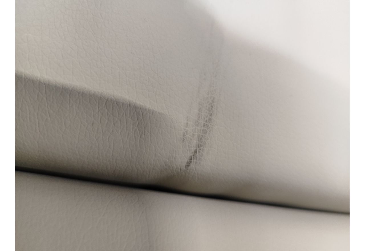 Łóżko kontynentalne GOLD 5 160x200 - Soft 33 - kremowa ekoskóra - OUTLETU