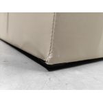 Łóżko kontynentalne GOLD 5 160x200 - Soft 33 - kremowa ekoskóra - OUTLETU