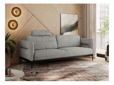 Sofa SALENTO - jasnoszary, struktura