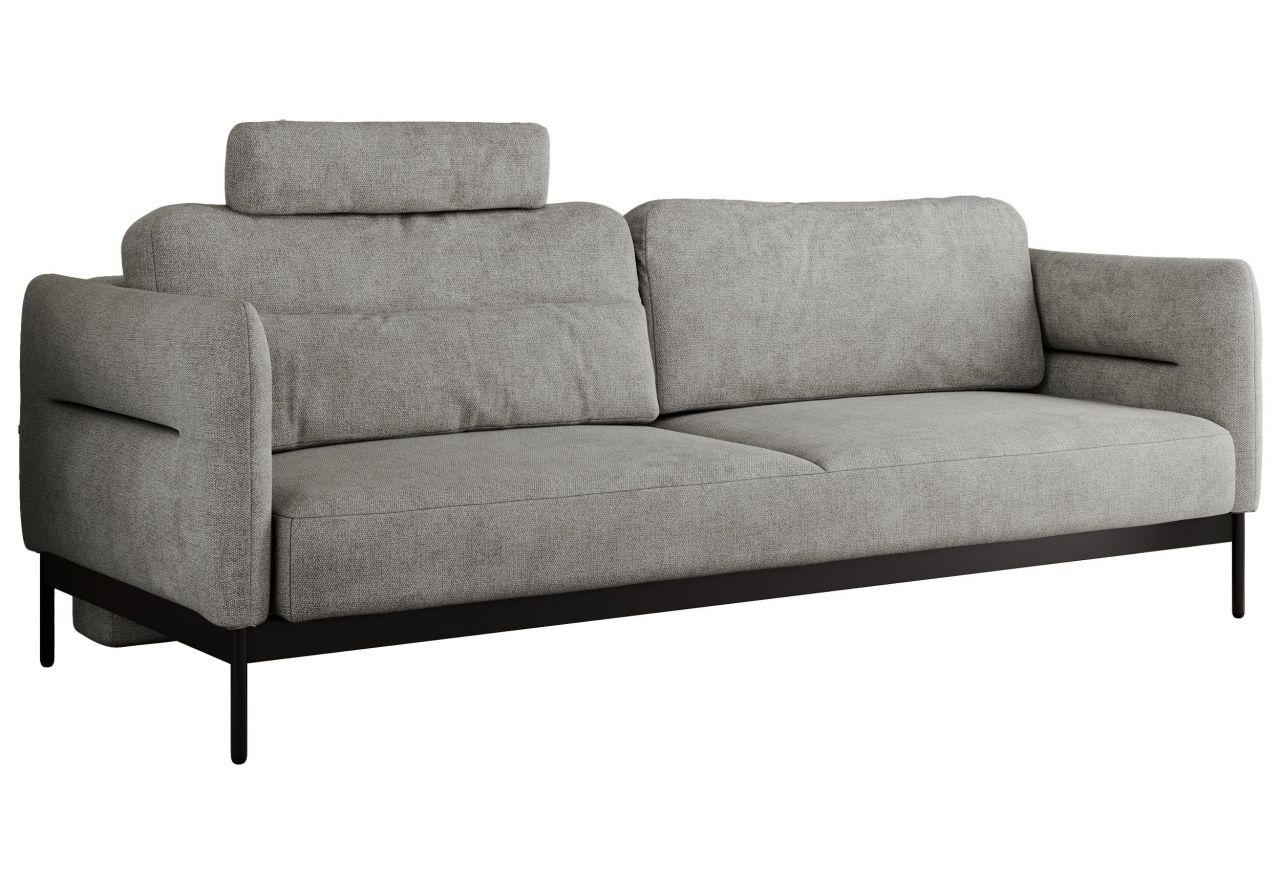 Sofa SALENTO - jasnoszary, struktura