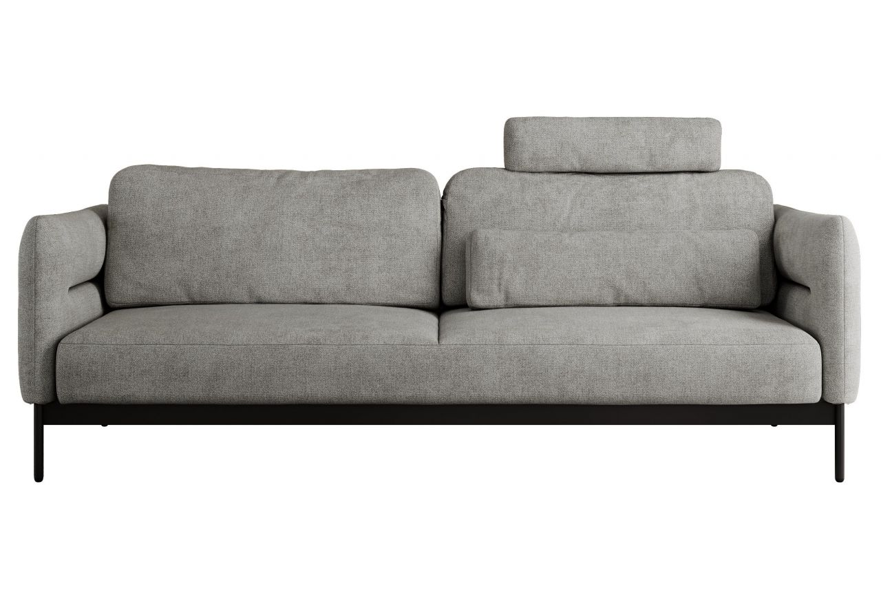 Sofa SALENTO - jasnoszary, struktura