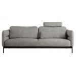 Sofa SALENTO - jasnoszary, struktura