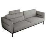 Sofa SALENTO - jasnoszary, struktura