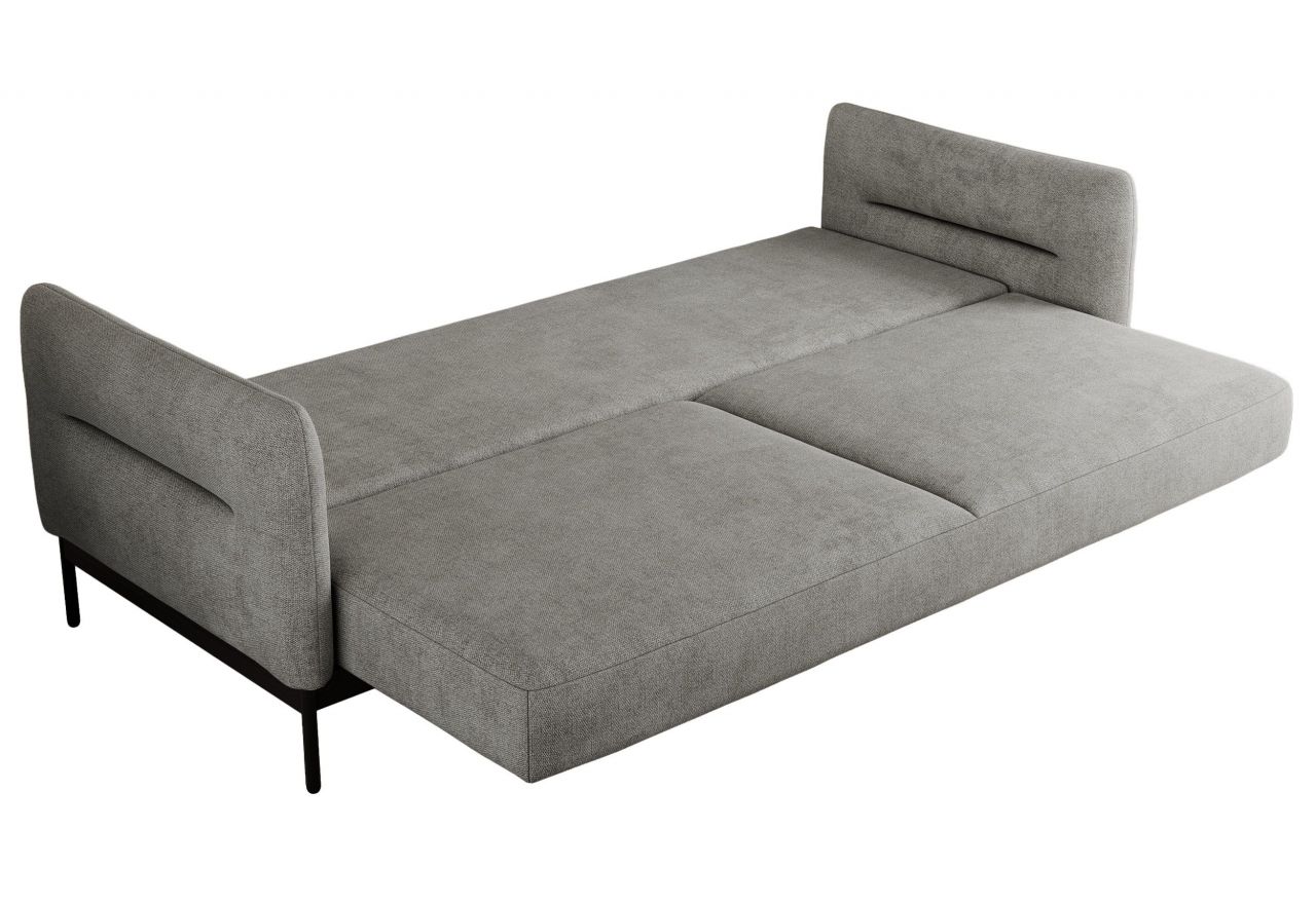 Sofa SALENTO - jasnoszary, struktura