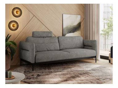 Sofa SALENTO - szary, struktura