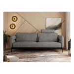 Sofa SALENTO - szary, struktura