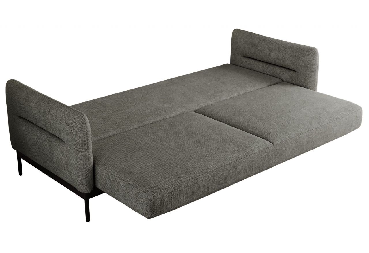 Sofa SALENTO - szary, struktura