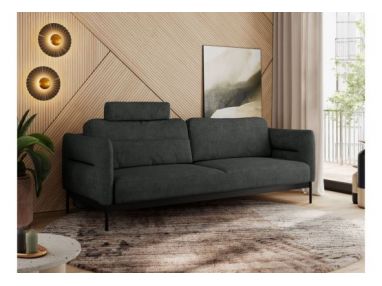 Sofa SALENTO - ciemnoszary, struktura
