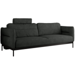 Sofa SALENTO - ciemnoszary, struktura