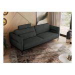 Sofa SALENTO - ciemnoszary, struktura