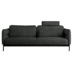 Sofa SALENTO - ciemnoszary, struktura