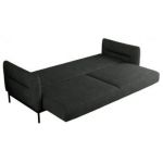 Sofa SALENTO - ciemnoszary, struktura